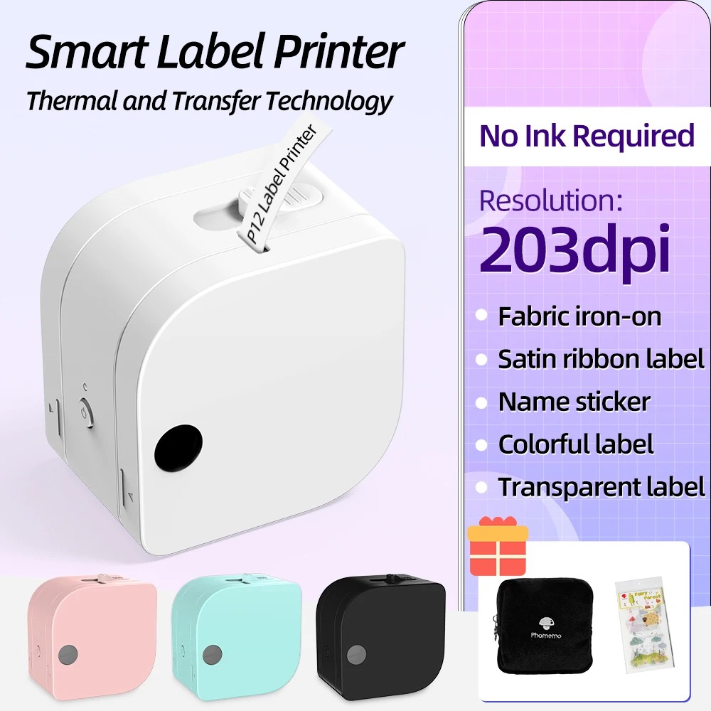 Sticker Label Template - P12 mesin pembuat Label Mini dengan