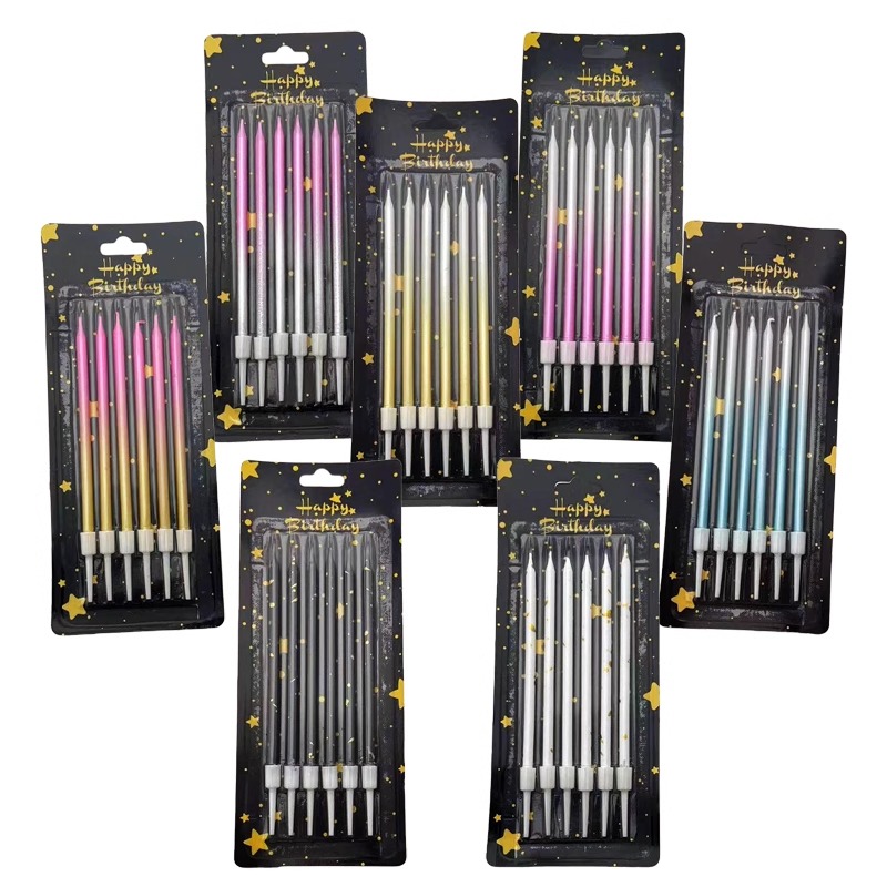 Candle For Supplies - 30/50 Kotak Warna Gradien Lilin Ulang