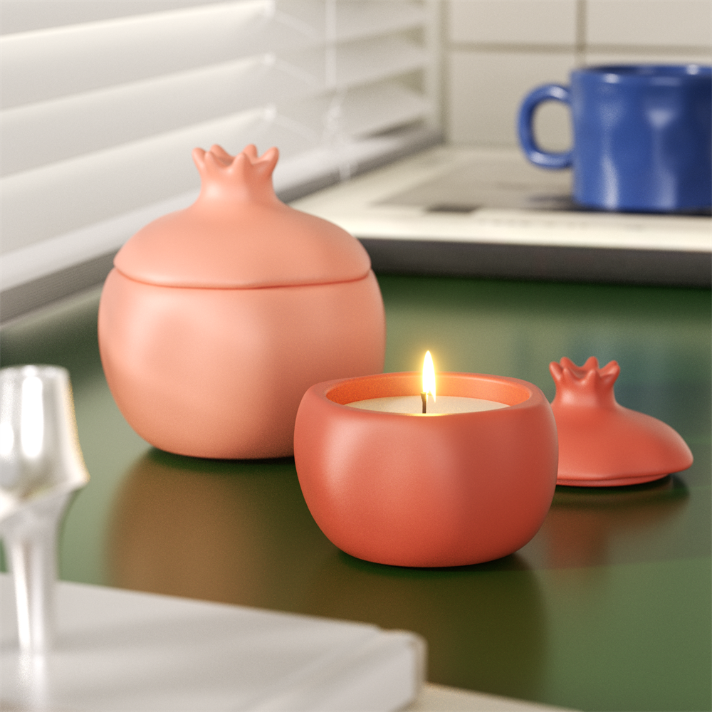 Candle Supplies Jars - Nicole Toples Lilin Beton Delima dan