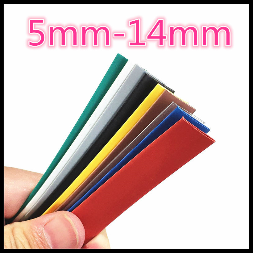 Shrink Sleeve Pvc - 1Meter 2:1 9 Warna 5Mm 6Mm