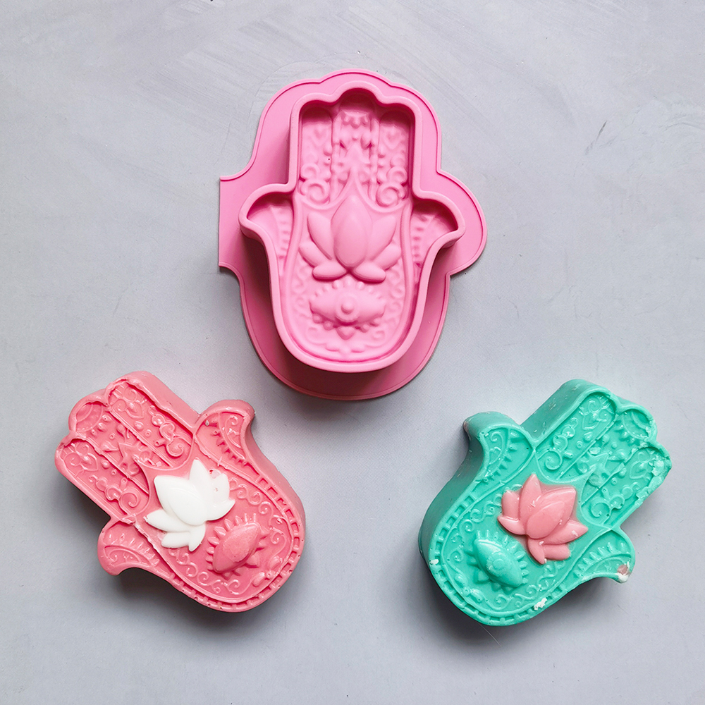 Candle Supplies Tins - 2/4 buah cetakan sabun silikon DIY