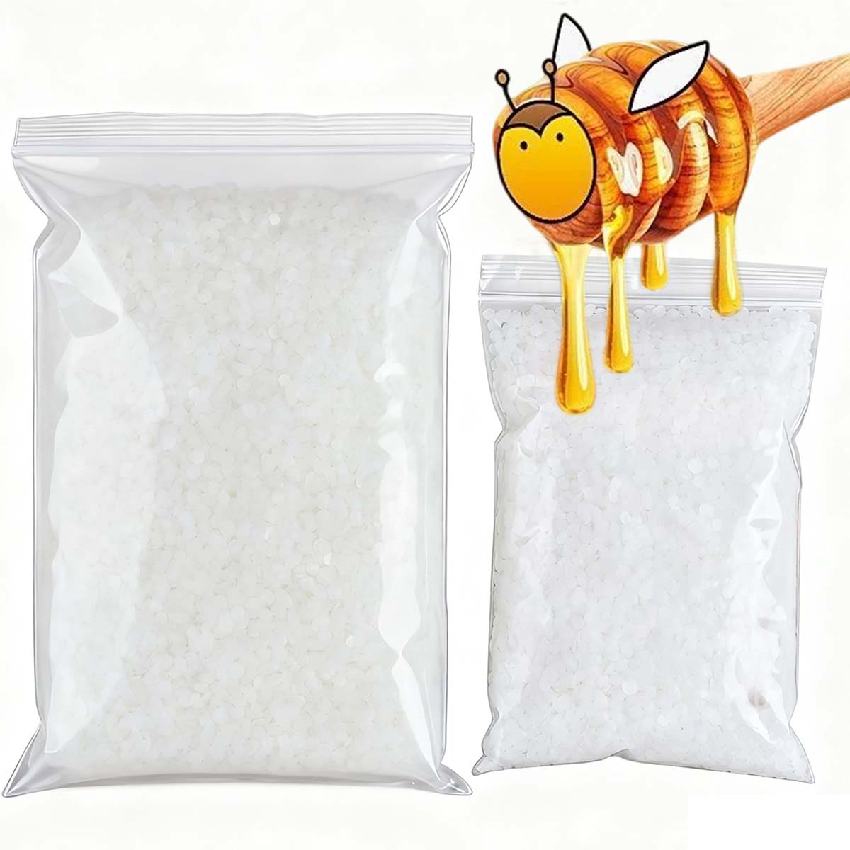 Candle Making Supplies Usa - 200g-1000g Lilin Lebah Putih Murni Alami