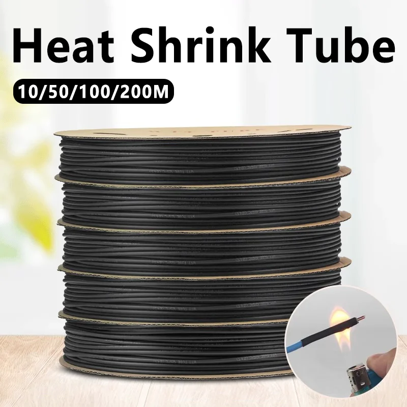 Shrink Sleeve Pvc - 100 meter/10M 3:1 tabung panas menyusut
