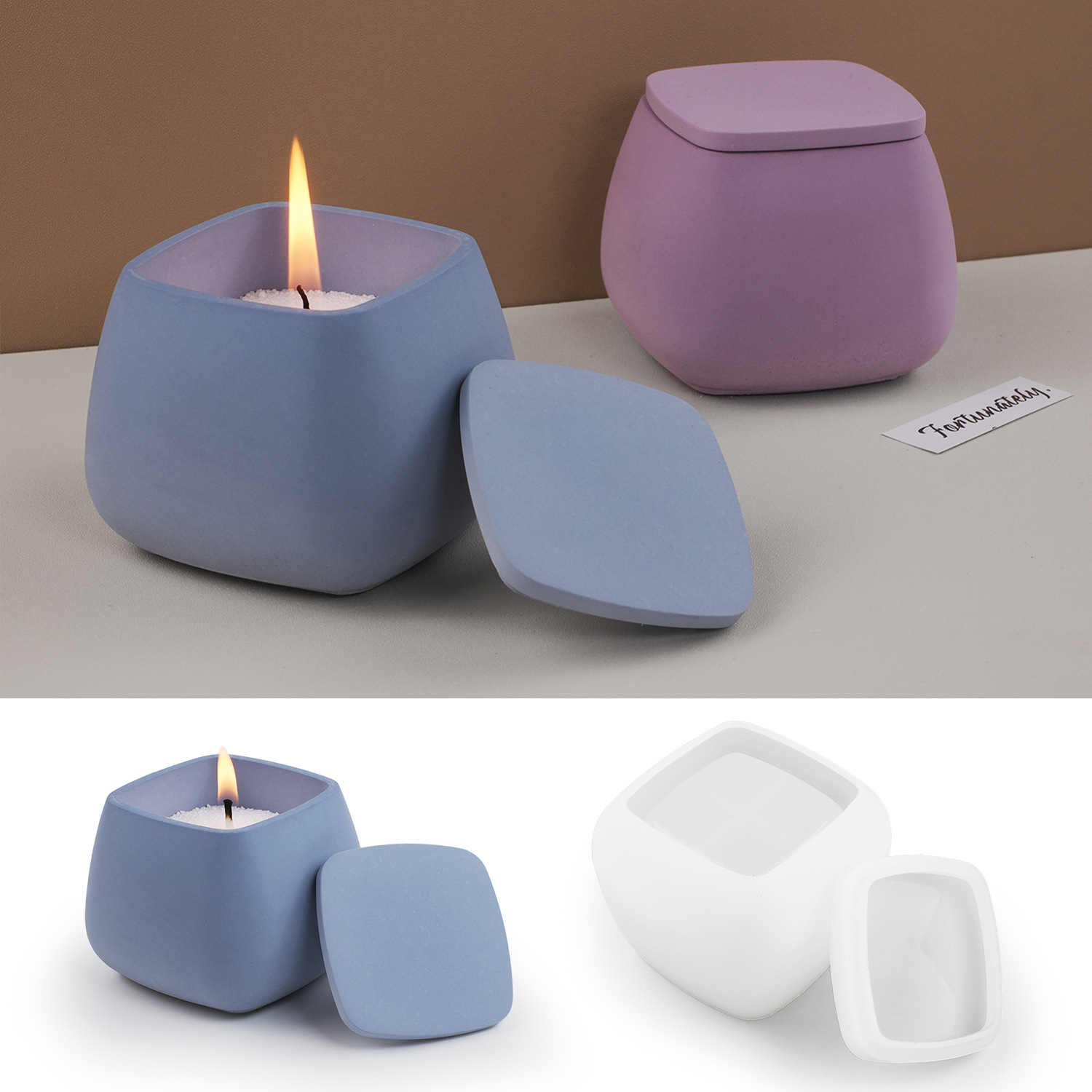 Cetakan Silikon DIY untuk Seme - Candle Supplies Jars ulasan dan harga