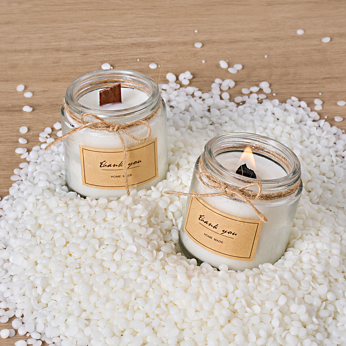 500G/1000G Lilin Kedelai Alami - Candle Making Supplies Usa ulasan dan harga