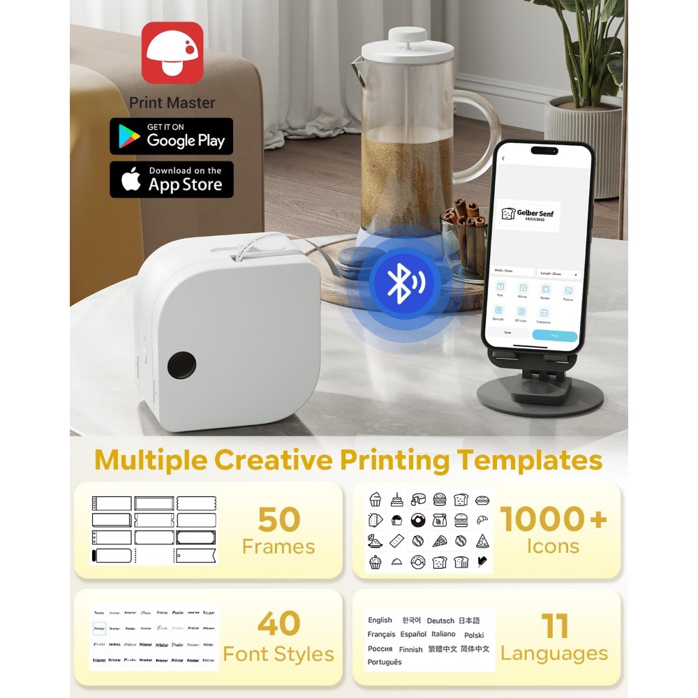 P12 mesin pembuat Label Mini d - Sticker Label Template ulasan dan harga