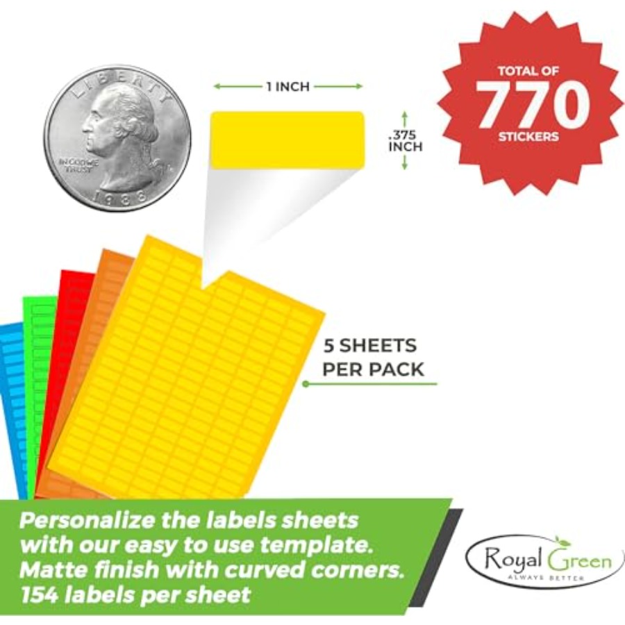 Label Cetak Matte Kecil untuk  - Sticker Label Template ulasan dan harga