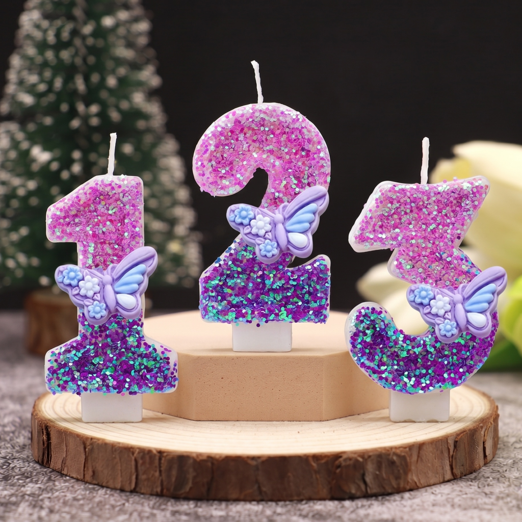 Lilin Ulang Tahun Digital Seri - Candle For Supplies ulasan dan harga
