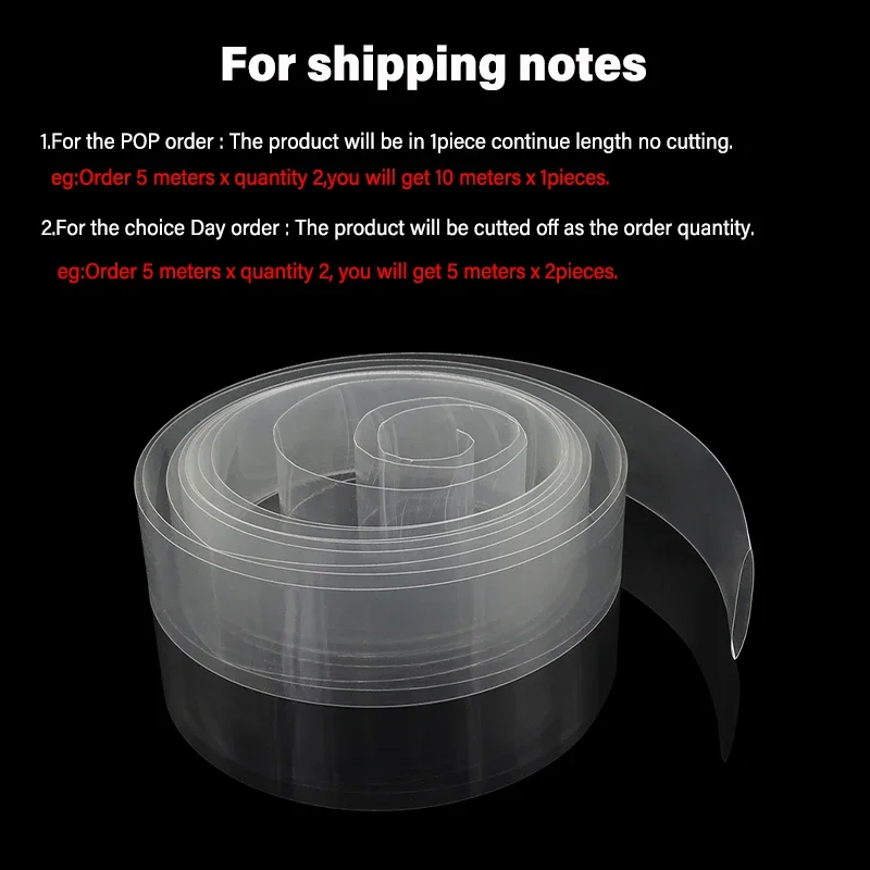 7 ~ 155mm transparan PVC Heat  - Shrink Sleeve Pvc ulasan dan harga