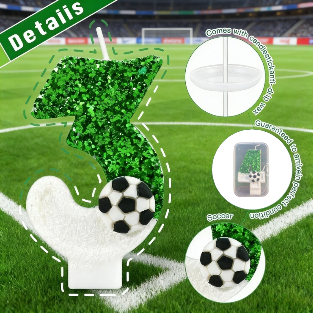 Lilin Kue Bentuk Bola Sepak An - Candle For Supplies ulasan dan harga
