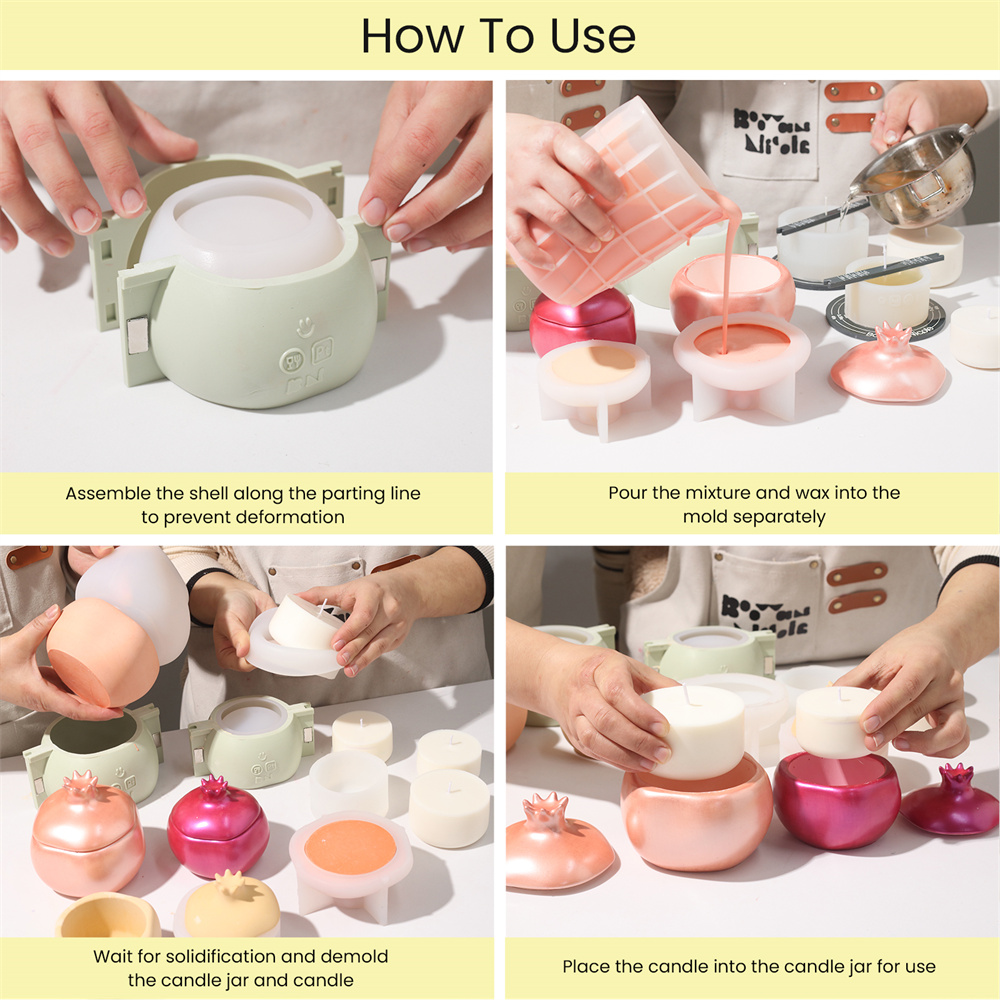 Nicole Toples Lilin Beton Deli - Candle Supplies Jars ulasan dan harga