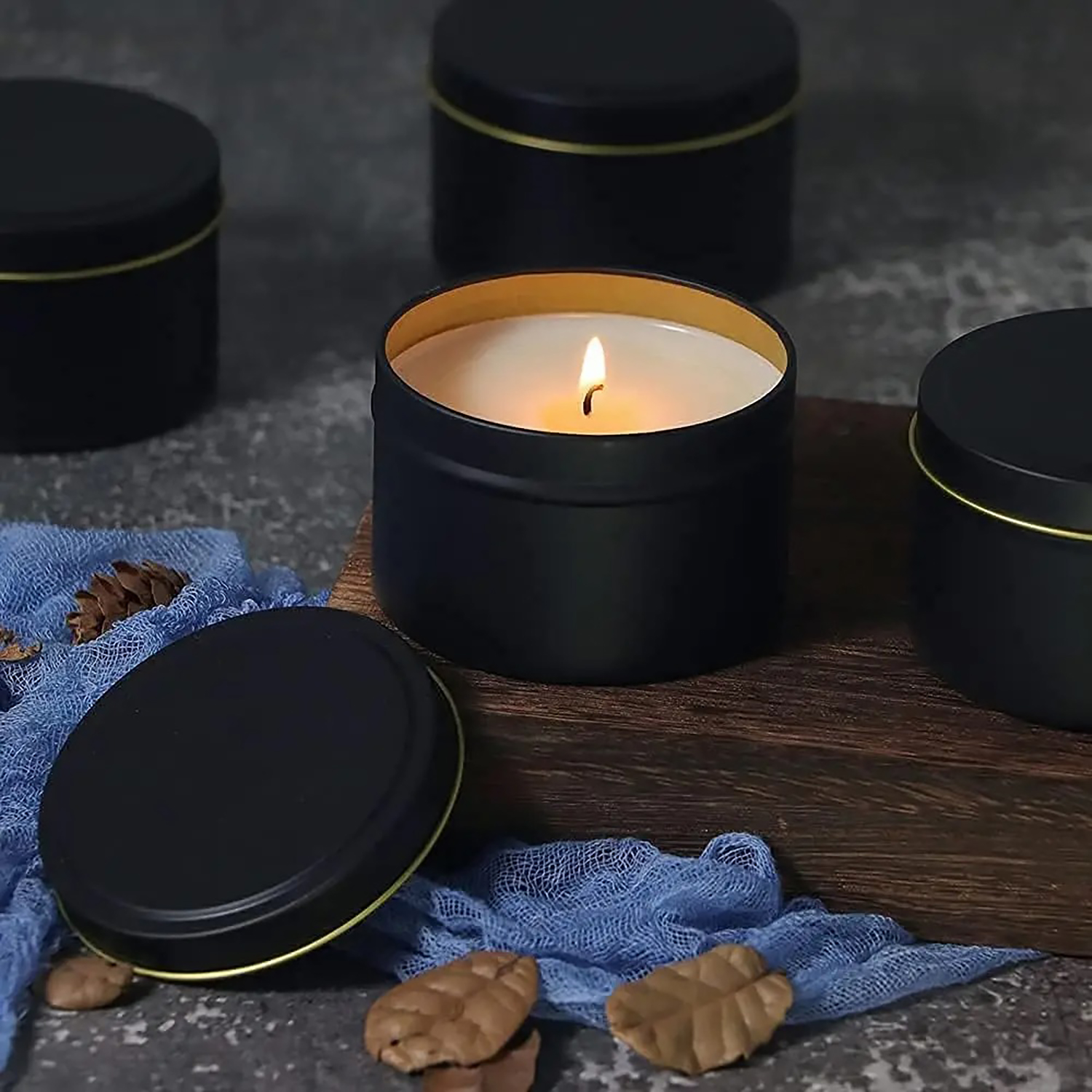 Kaleng Lilin 4oz/8oz dengan Tu - Candle Supplies Jars ulasan dan harga