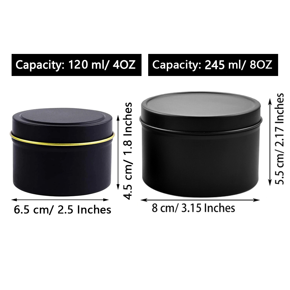 Kaleng Lilin 4oz/8oz dengan Tu - Candle Supplies Jars ulasan dan harga