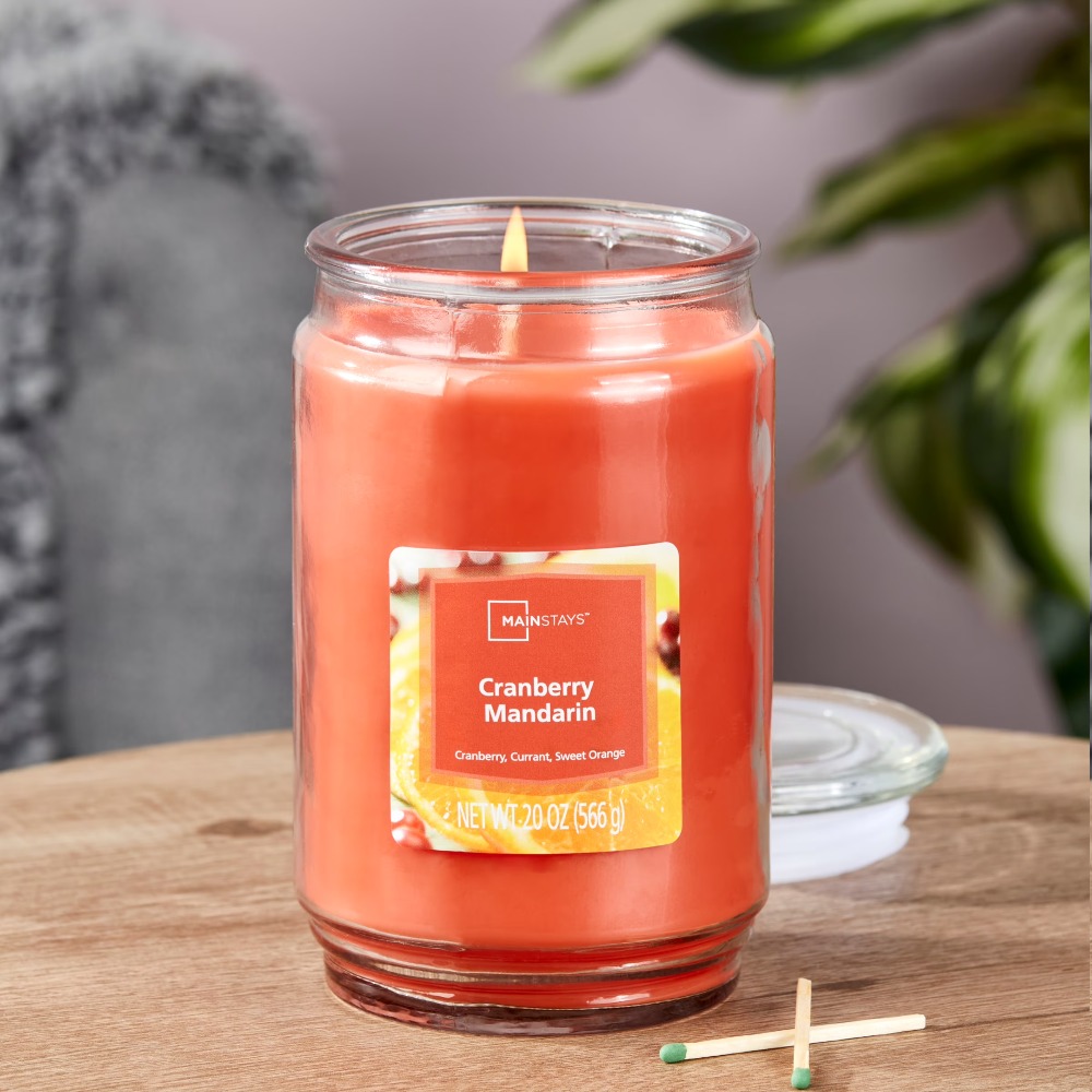 Lilin Aroma Cranberry Mandarin - Candle Supplies Jars ulasan dan harga