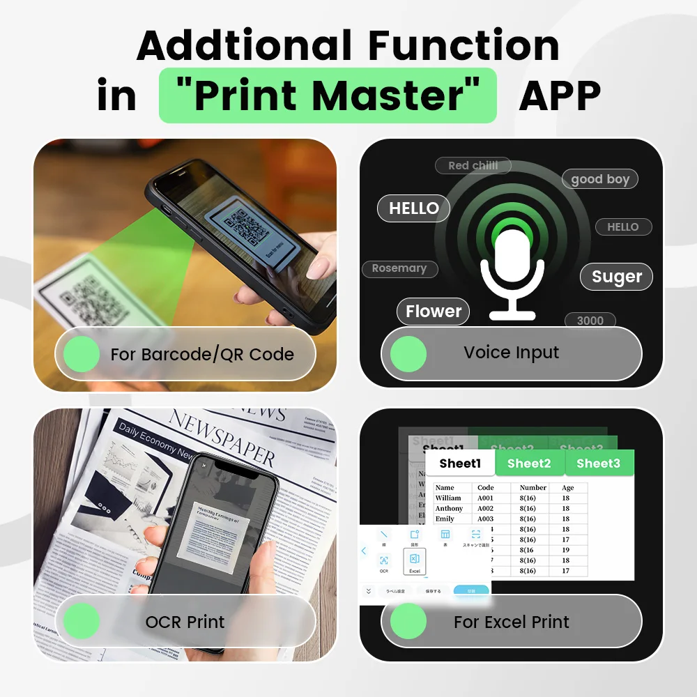 Printer Label Bluetooth Nirkab - Sticker Label Template ulasan dan harga