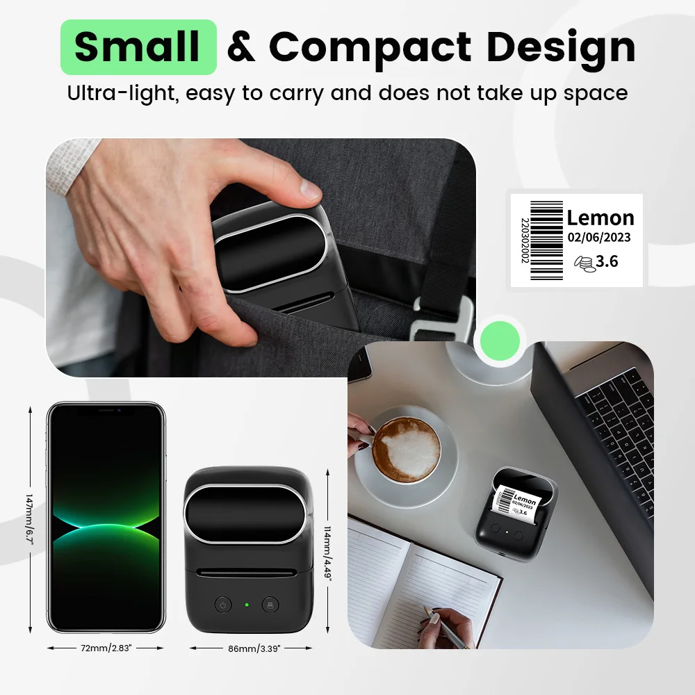 Printer Label Bluetooth Nirkab - Sticker Label Template ulasan dan harga
