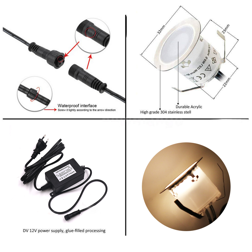 DC12V Lampu Dek LED IP67 Lampu - Candle Making Supplies Uk ulasan dan harga