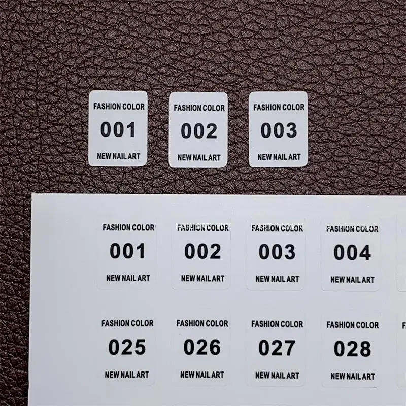 NO.1-240 Stiker Nomor Cat Kuku - Sticker Label Template ulasan dan harga