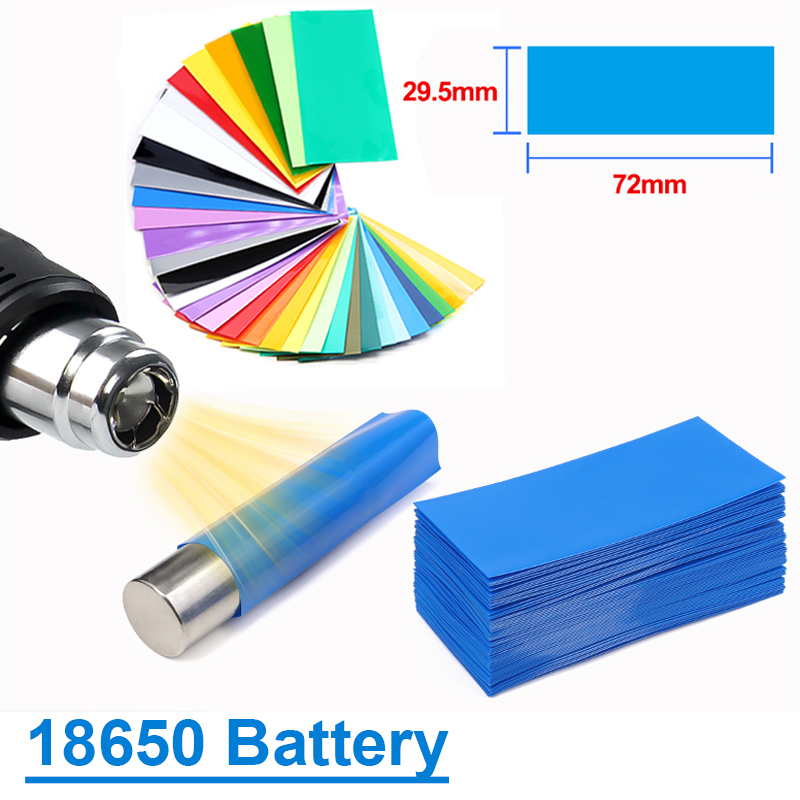 25~500pcs Selongsong Baterai P - Shrink Sleeve Pvc ulasan dan harga