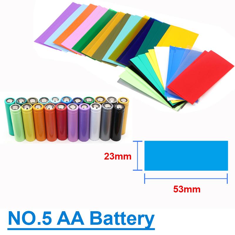 25~500pcs Selongsong Baterai P - Shrink Sleeve Pvc ulasan dan harga