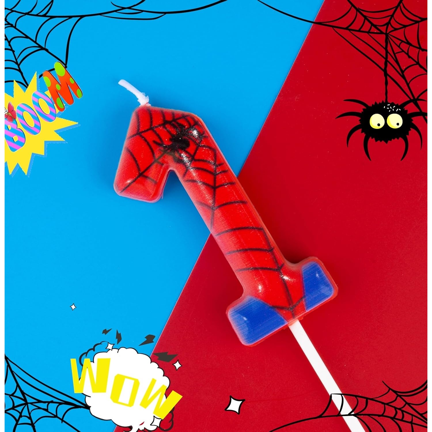 Lilin Ulang Tahun Spider Party - Candle For Supplies ulasan dan harga