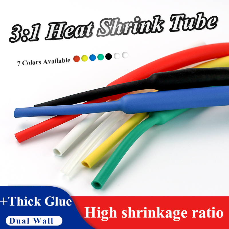 1 M/piece 3:1 Tabung Panas Men - Shrink Sleeve Pvc ulasan dan harga